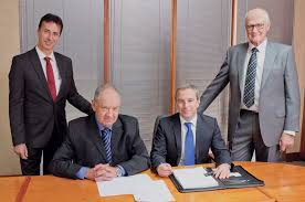 John Wingrove & signing of Joint Venture John Wingrove & signing of Joint Venture